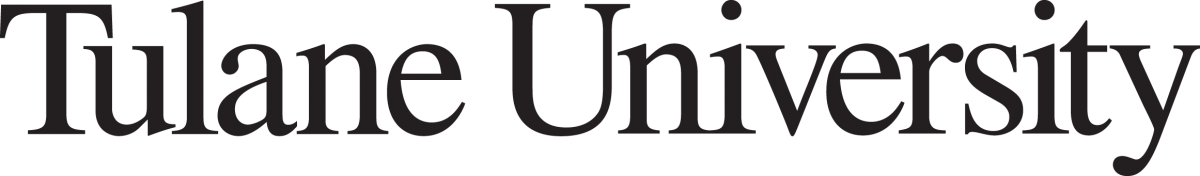 Tulane University word only logo in black