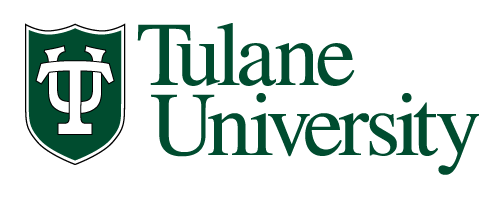 Tulane University logo in black and green and white